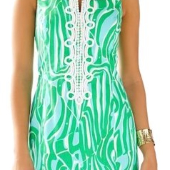 Lilly Pulitzer Alexa Dress in Finders Keepers Print Tunic Dress Size 0 - Picture 2 of 4